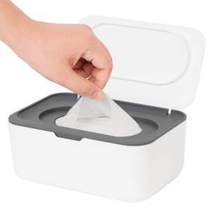 Dispensador de Toallitas para Bebés y Adultos, Mantiene las Toallitas Frescas, Operación con una Sola Mano, Antideslizante, Fácil de Abrir/Cerrar, Contenedor de Almacenamiento de Papel - Product Image 1