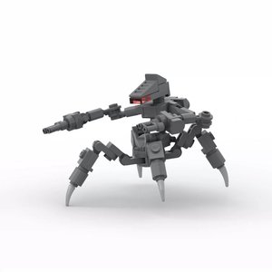 Robot quadrupède créatif MOC Shield Mountain, robot de <span class=keywords><strong>patrouille</strong></span> et de combat, blocs de construction en plastique ABS, petit robot <span class=keywords><strong>jouet</strong></span> pour garçons - Product Image 2