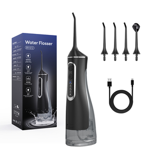 Proveedor de hilo <span class=keywords><strong>dental</strong></span> de agua de grado clínico dentista <span class=keywords><strong>recomendado</strong></span> portátil <span class=keywords><strong>Dental</strong></span> IPX7 <span class=keywords><strong>irrigador</strong></span> Oral inalámbrico 320ml USB limpiador de dientes - Product Image 1