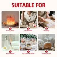 Recharges d'huiles essentielles végétaliennes parfumées, mélange naturel pur, à parfum durable, pour diffuseur d'arômes d'hôtel (100% biologique)