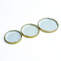 Capuchon de bocal RSB 82 mm résistant à la rouille avec indicateur de vide, compatible avec la stérilisation en autoclave