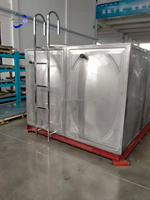 Réservoir d'eau en acier inoxydable 201 de 1000 litres à 5 000 000 litres, fabriqué en Chine, pour eau potable, panneau assemblé de 50 000 litres, pour l'Ouganda