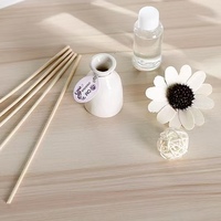Coffret Cadeau Diffuseur d'Huiles Essentielles en Céramique avec Bâtonnets en Rotin Rond, Sans BPA, pour Aromathérapie, Parfum Inclus - Meilleures Ventes