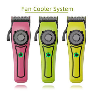 Cortadora de Pelo Profesional Inalámbrica para Salón, Motor Rotatorio de 11000 RPM, Cuchilla de Acero Inoxidable <span class=keywords><strong>DLC</strong></span>, Eléctrica, 6 Peines Guía, Peluquero - Product Image 2