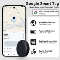 Mini Air Tag Étanche Anti-Perte Traceur GPS Intelligent avec Localisateur Google et iOS Find My Device Tag Finder