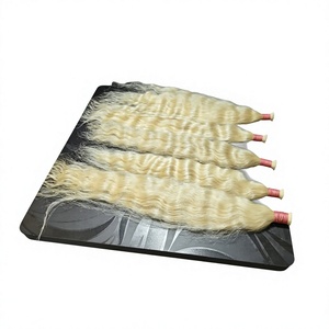 Extensiones de Cabello Virgen Indio con Ondas Sueltas, 100g, Rubias y Rizadas, para Trenzas y Peinados - Product Image 1