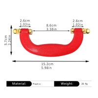 Poignée en plastique pour boîte à outils, commode de cuisine, meubles de chambre, quincaillerie - Haute qualité, durable, couleur personnalisée