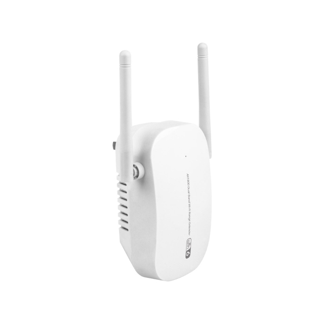 Wireless WiFi6 repeater with a maximum speed of 1800MB and equipped with 2.4GHz&5GHz wireless WiFi extender