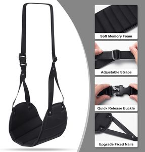 <b>Portable</b> Travel Airplane Footrest with Leg <b>Hammock</b> Sports & Entertainment Product to Combat Swelling - Product Image 3