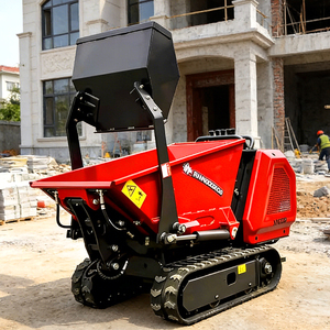 China Großhandel Mini-Raupendumper 0,6 Tonnen 0,8 Tonnen Kleiner Kipper für europäische Baustellen - Product Image 1