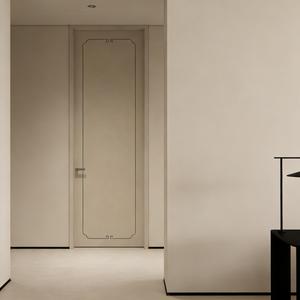 Puerta Interior Moderna de Alta Calidad en MDF PET con Aislamiento Acústico, Superficie con Acabado Ecológico, 50 mm de Grosor, para Dormitorio o Apartamento - Product Image 6