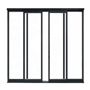 ประตูบานเลื่อน3แผงกระจกหน้าต่างแบบซิงโครไนซ์แบบมีช่องหน้าต่างอลูมิเนียมอัตโนมัติ - Product Image 3