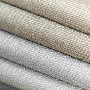 <span class=keywords><strong>Tissu</strong></span> de rideau ignifuge enduit avec occultation totale à 100%, matériau de fenêtre en polyester pour chambre d'hôtel - Product Image 1