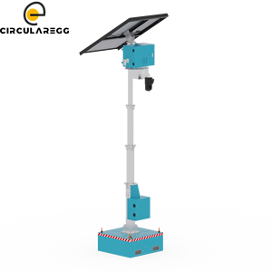 Caméra de sécurité mobile <span class=keywords><strong>solaire</strong></span> portable Circularegg, tour de surveillance - Product Image 4