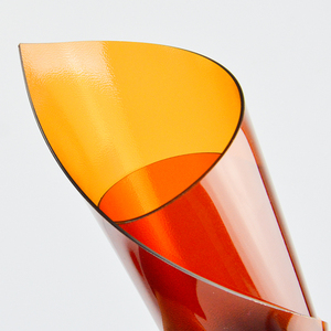 Tấm Rèm <span class=keywords><strong>Pvc</strong></span> Màu Cam Trong Suốt Mềm Mại Tùy Chỉnh Giá Nhà Máy - Product Image 4