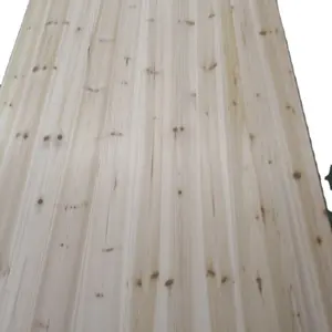 工厂供应高品质雪松木板装饰和地板用木边胶板