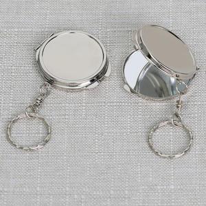 Nhà sản xuất tùy chỉnh <span class=keywords><strong>Keychain</strong></span> khoảng trống chất lượng cao Túi gương tùy chỉnh logo mới Thiết kế móc khóa kim loại thăng hoa - Product Image 6
