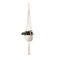 Ensemble de supports de plantes suspendus décoratifs en corde de coton pour l'intérieur et l'extérieur, pots de fleurs suspendus