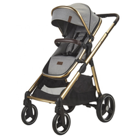 Poussette double pliable de luxe pour enfants, 3 en 1, chariot pour jumeaux, poussette de voyage, poussette pour nouveau-né, poussette pour nourrisson et tout-petit