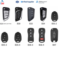 Clé de Voiture Universelle KEYDIY KD Série B pour Télécommande KD-X2 KD-MAX, Remplacement de Clés de Véhicules avec Puces pour la Vente en Gros de Clés de Voiture