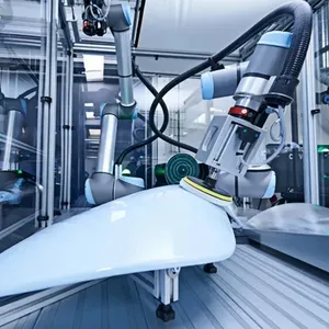 Machine de polissage et de ponçage robotisée automatique, solutions de robots collaboratifs universels UR, personnalisées pour le bois, le marbre et le métal - Product Image 2
