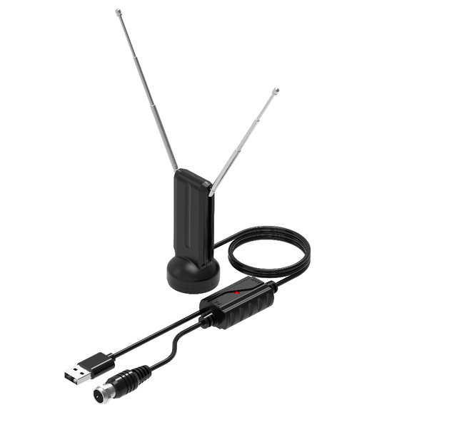 Xinxidi Amplified UHF  Indoor TV Antenna HDA-102USB - Laptop Indoor Antenna