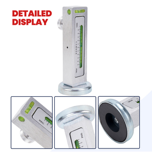 Einstellbare magnetische Messwerkzeuge für Sturz- und Achsverstellung, Radniveaumessgerät für Auto- und LKW-Reifenreparatur, magnetischer Nivellierer - Product Image 2