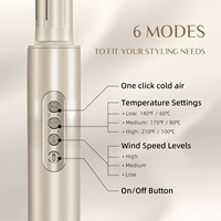 8-in-1 Haarstyler: Hochgeschwindigkeits-BLDC Bürstenloser Haartrockner, Bürste, Lockenstab und Kamm als Haarstyling-Tools – Multi-Styler