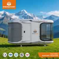 Modules spatiaux préfabriqués en acier SQXC pour bureaux, salons et hôtels – Design moderne, étanches, durables et de haute qualité