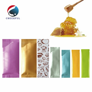 Tùy chỉnh in ấn có thể tái chế trở lại niêm phong cấp thực phẩm thanh nhỏ thanh kẹo <span class=keywords><strong>wrapper</strong></span> bao bì túi rỗng mật ong gói - Product Image 5
