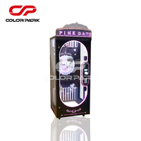 Machine d'arcade à monnayeur de luxe, modèle Colorful Park Pink Date, avec fonctions de coupe, de distribution de prix et de griffes, pour peluches