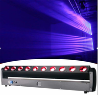 Projecteur de lumière à tête mobile, éclairage de scène led 10x40w couleur rgbw 4 en 1 avec contrôle des pixels