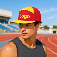 Casquette de baseball et de golf personnalisée avec broderie, 6 panneaux, visière plate, découpe au laser, respirante, avec logo personnalisé