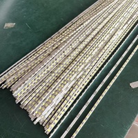 Barre lumineuse LED 0,5W/LED, vente en gros, pas cher, 4mm PCB, 12V, 120 LED/m, 2835