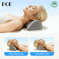 Almohada Cervical Profesional de Espuma Viscoelástica con Tracción, Diseño Ergonómico Moderno con Logotipo Personalizado, para un Sueño Saludable, 100% Leche