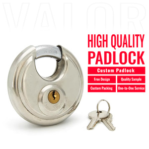 Hot Bán 80Mm Keyed #201 Thép Không Gỉ Padlocks 50Mm 60Mm Chống Trộm Vòng Đĩa Ổ Khóa Cửa Sản Xuất Tại Trung Quốc - Product Image 1