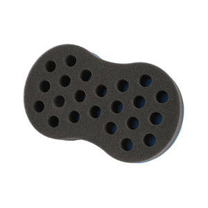 Usine en gros haute densité forme ovale Double face vague <span class=keywords><strong>Curl</strong></span> brosse cheveux torsion éponge - Product Image 4