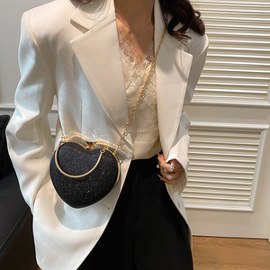 Sacs à main spacieux pour femmes, sacs à bandoulière pour femmes, sac à paillettes en forme de cœur, sac durable pour le <span class=keywords><strong>dimanche</strong></span> et l'église, fiable 2026 - Product Image 3