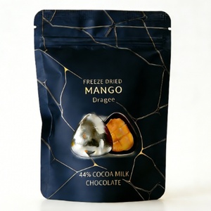 Sachet Doypack Personnalisé de Haute Qualité avec Logo, Anti-Odeur, pour Emballage Alimentaire (Chocolat), 3.5g, 7g, 14g, 28g, 1lb - Product Image 1