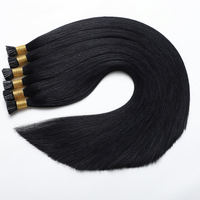 Extensions de cheveux naturels européens double épaisseur, lisses, en stock, prêtes à être expédiées, pré-collées, à prix d'usine en gros