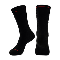 Chaussettes de basketball professionnelles pour hommes, personnalisables avec logo et emballage, chaussettes de sport mi-mollet épaisses et tricotées avec coussinets
