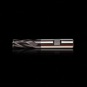 Fresa de extremo estándar HSS-Co TA1416 con recubrimiento de TiAlN, helicoidal de 30 grados, 4 filos, vástago Weldon para acabado - Product Image 3
