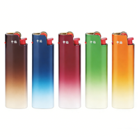 Briquet à cigare portable de luxe, créatif et personnalisé, en plastique fin, à gaz butane rechargeable, coupe-vent, très vendu en Chine
