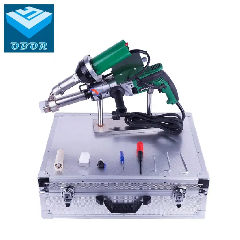 Plastic Repair Welding Machine Of 110V/220V Plastic Hot Air Extrusion Welder for HDPE Geomembrane