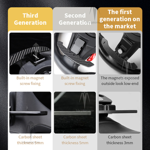 Magnetic Carbon Fiber Paddle Shifters for <strong>BMW</strong> F20 F21 F52 F40 F22 F23 F44 F45 F46 F30 F34 F35 F32 F33 F36 F36 F82 F80 F83 M2 M3 - Product Image 3