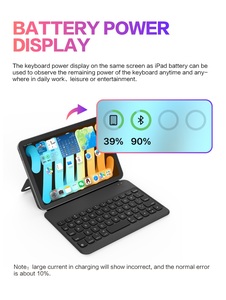 Accrosoo Bàn Phím Trường Hợp Đối Với iPad Mini 7 A17 Pro PU Da Bìa Di Động Gấp Phím Tắt CE Chứng Nhận 2025 Hợp Thời Trang Nhất - Product Image 4