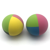 Ballon de jonglage rebondissant de 6 cm en caoutchouc souple creux certifié EN71, jouet sportif pour enfants de 5 à 7 ans, mini, léger, avec logo, directement de l'usine