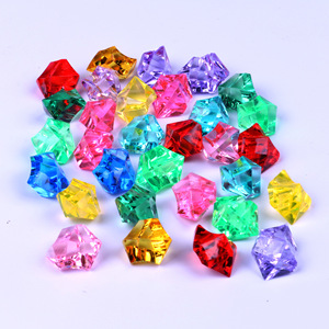 Pierres colorées en acrylique imitation cristal pour aquarium, décorations paysagères, jouets et accessoires pour parcs d'attractions - Product Image 4