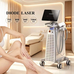 Producto de Tendencia 2026, Máquina de Depilación Láser de Diodo de Cuatro Longitudes de Onda 808nm, 755 808 1064nm, Dispositivo de Belleza para Depilación con Enfriamiento por Hielo 2026 - Product Image 1