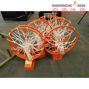 Aro de Baloncesto de Hierro Económico con Red, Certificado por la FIBA, Duradero, Color <span class=keywords><strong>Naranja</strong></span>, para Uso en Interiores/Exteriores - Product Image 4